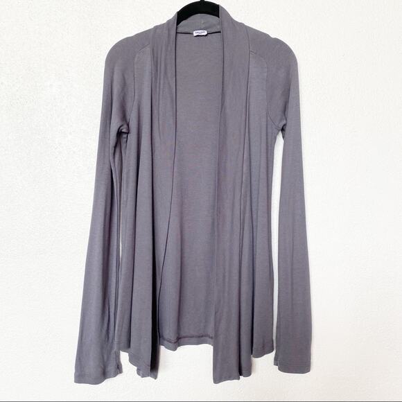 Splendid Cool Grey Open Cardigan Size Small - Picture 1 of 7
